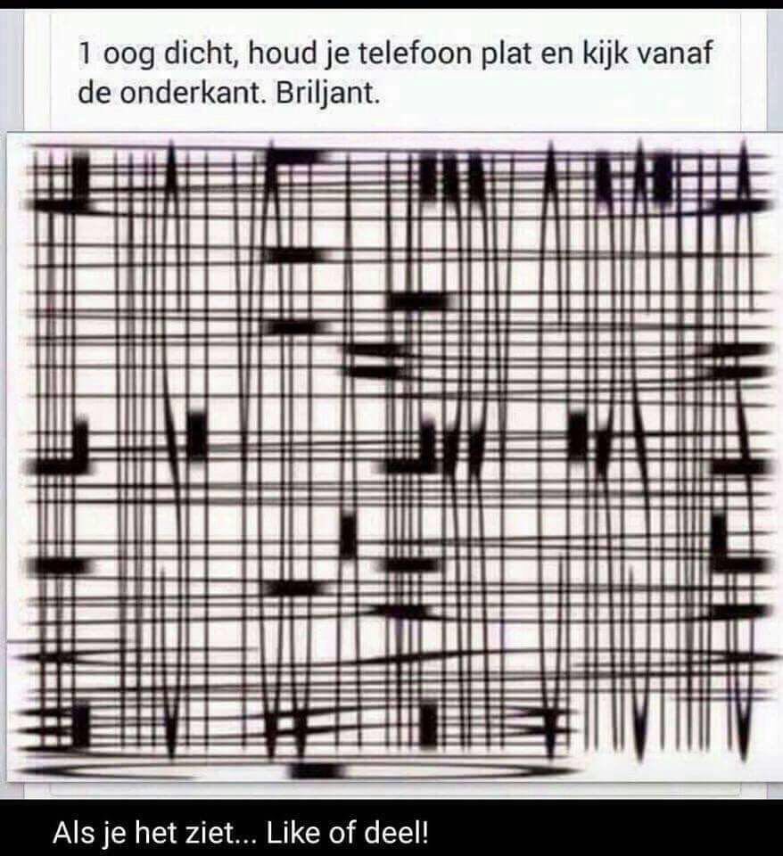 Retweet als je het ziet.