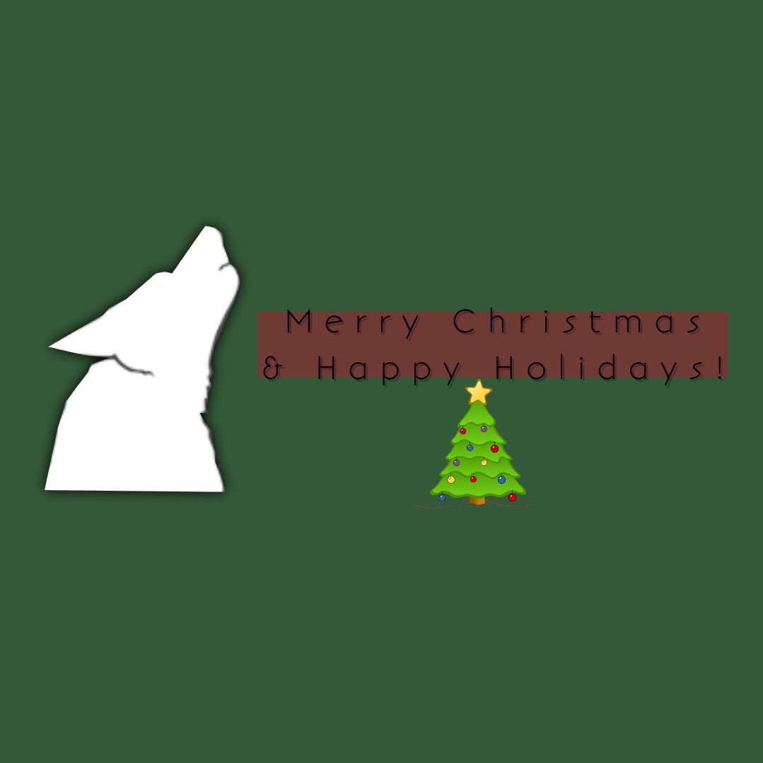 ARhythmCo's tweet photo. The wolfpack would like to wish you all a happy and blessed Christmas and Merry Holiday! Enjoy your day of gifts, food, and love! 🎄🎁🐺 https://t.co/WqX93Zl34f