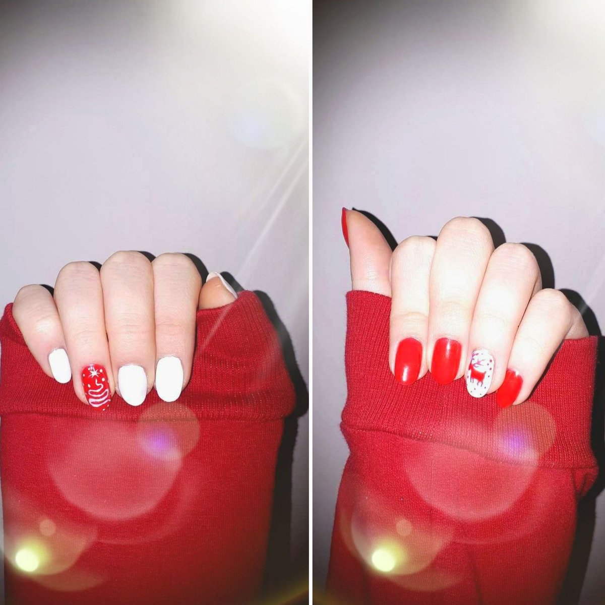 kinqus's tweet photo. #indigonail #christmasnails #Poland #polishgirl #Warsaw #artnail https://t.co/oTdi3Ep7pV