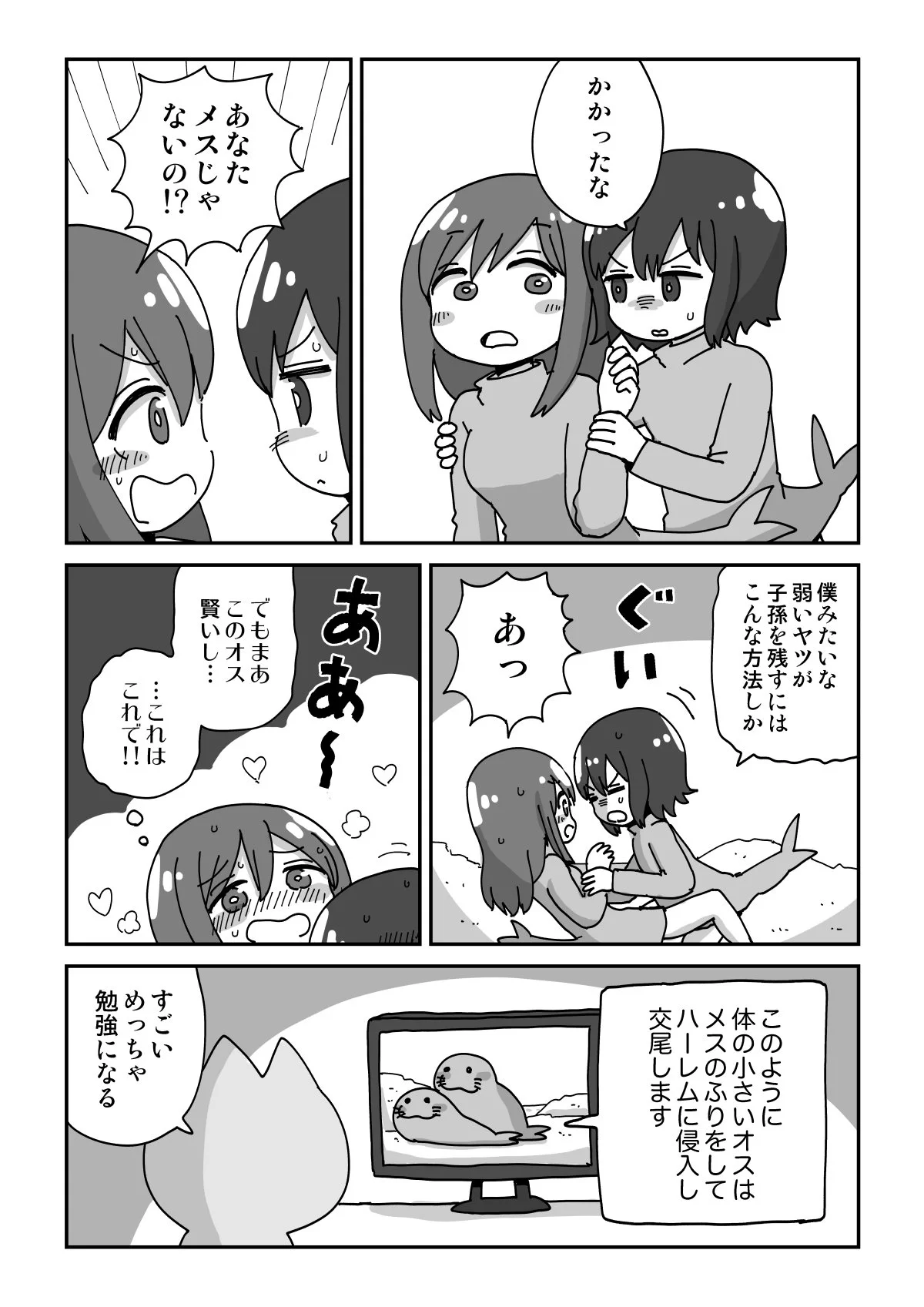子孫を残すためには女装もいとわない？！ゾウアザラシのオスの頭脳プレイが凄い