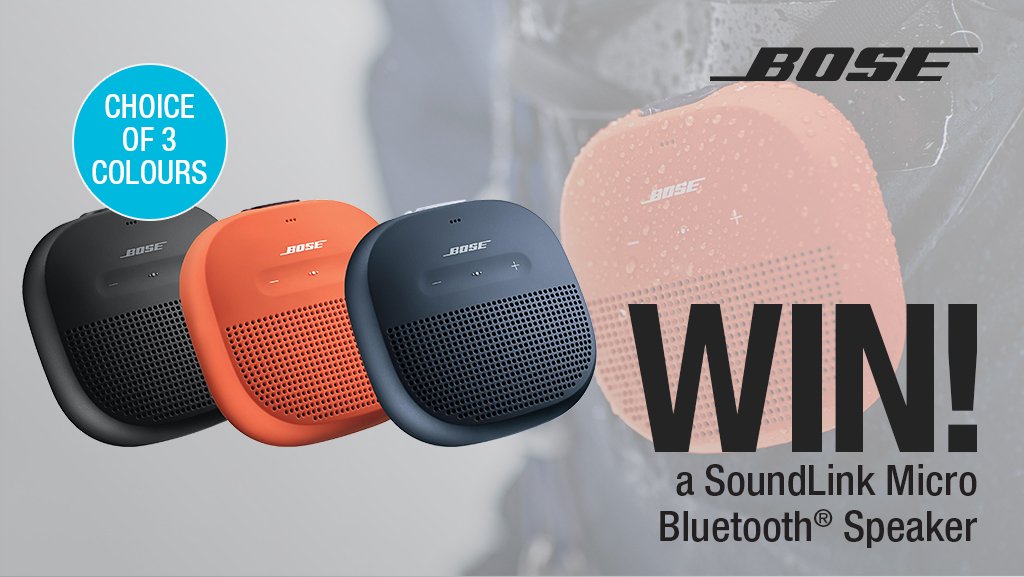 HughesDirect's tweet photo. Don't forget to enter our latest competition to #WIN a @BoseUK SoundLink Micro Bluetooth® Speaker! Follow @HughesDirect &amp; RT 🍀🎁 T&amp;Cs apply, ends 27/12/17 https://t.co/ppZZYLAdfA