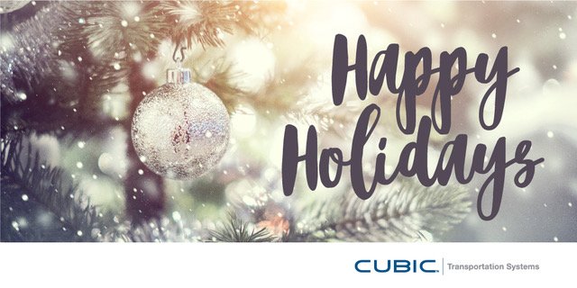 CubicTS's tweet photo. Happy holidays from everyone here at Cubic! #HappyHolidays #MerryChristmas https://t.co/lMQMyYcRpf