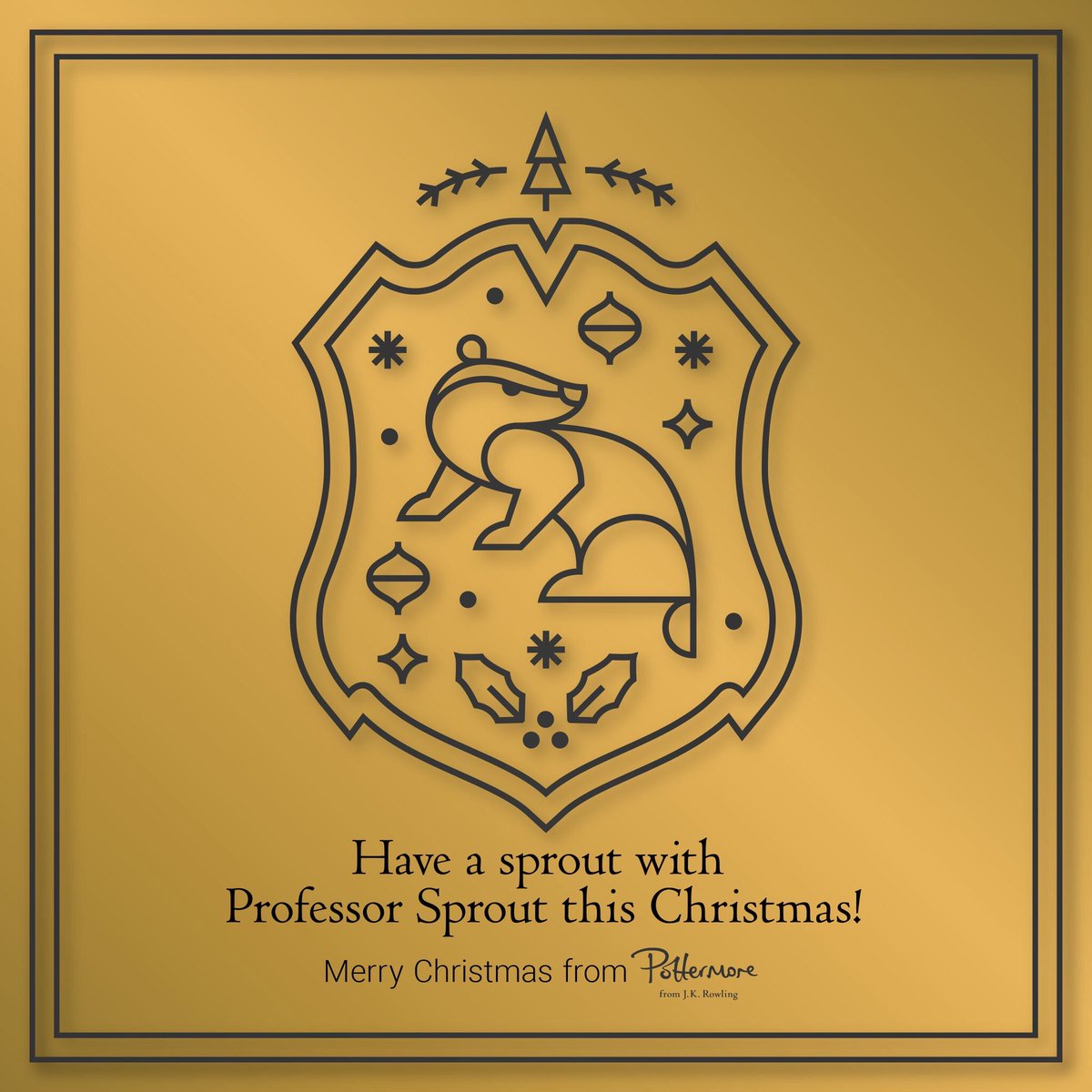 dailyprophetTH's tweet photo. Merry Christmas, PotterHead ⚡️ https://t.co/PputkOvi9S