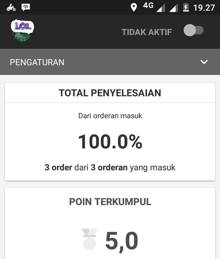 DramaGojek's tweet photo. hebat juga strategi marketing GI,  digoda tambahan 1 poin biar jadi motivasi buat narik dihari libur. tetep aj anyep anyep juga karna banyak driver yg aktif ni hari demi berharap dapet bonus &amp; nyatany banyak yang gagal 🙄😤 keluar jam 11 mpe ni malem masa baru masuk 3 order doang https://t.co/BZEVkFB2kD