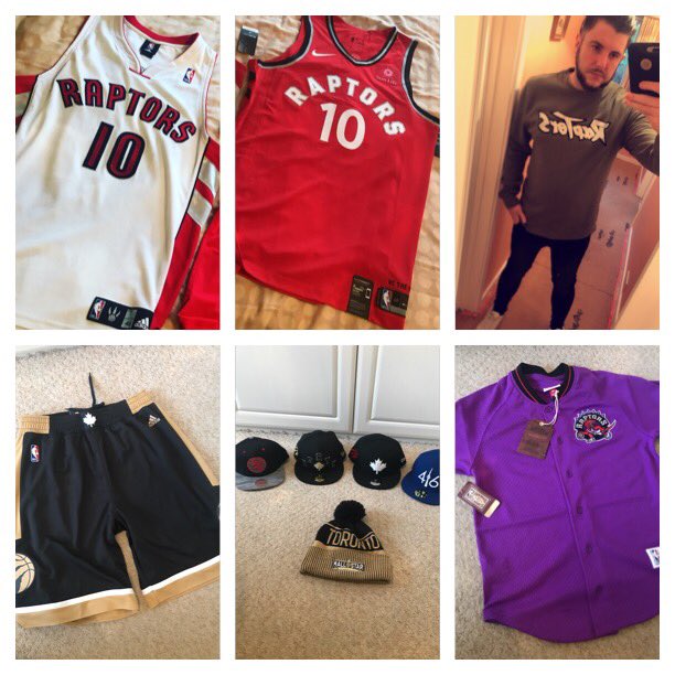 UKRaptorFan's tweet photo. Thanks Santa for all my @Raptors Gear!
Adding to possibly the biggest collection of Raptors Apparell in the UK. @RaptorsFansUK #Shoppaholic #fanboy #WillNeverGetMyOwnHouse #Raptors4Life #WeTheNorth  #northovereverything #fansince95 https://t.co/t3XpmqulH5
