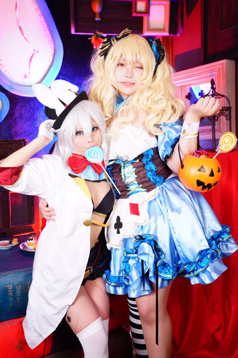 ドラマティカルまさ マスター V Twitter Cosplay Fate Grand Order 概念礼装 不思議の国から Trick Or Treat アン ボニー チトセさん 13chitose メアリー リード まさ Photo なつきさん Powdersnow113 T Co N2lao1cdht