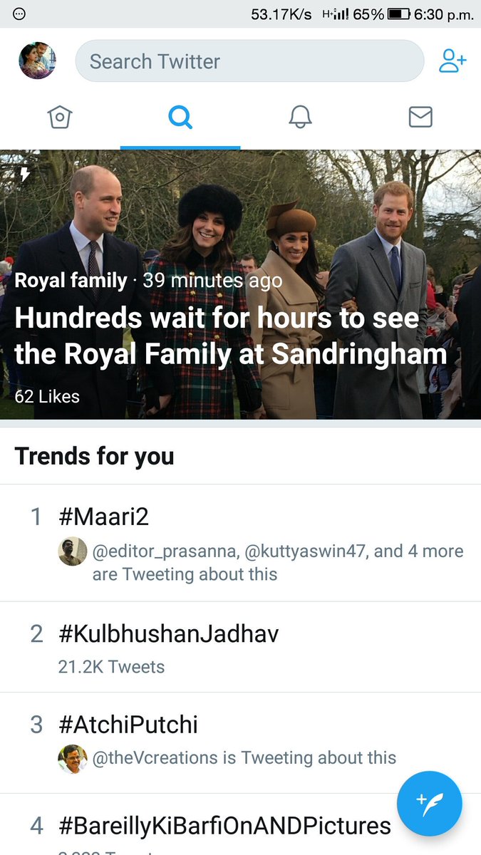 Nareshsoo's tweet photo. #Maari2 Trending Top At Trend List 💙
Music Director Announcement Effect 💚👊
@dhanushkraja https://t.co/N6LvxftBSi