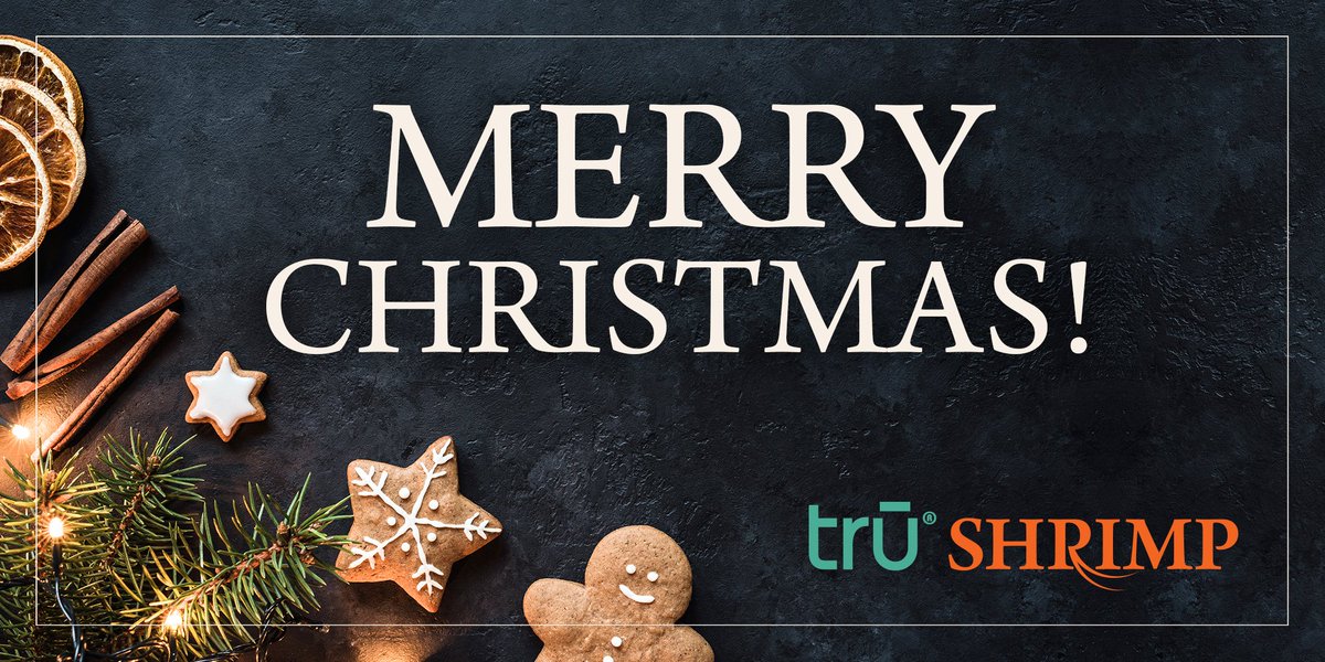 trushrimp's tweet photo. Merry Christmas from your friends at trū Shrimp! https://t.co/hlehHxtVnw