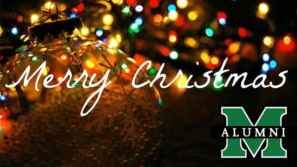 formarshallu's tweet photo. Merry Christmas from @HerdAlumni https://t.co/mVWYZof5L7