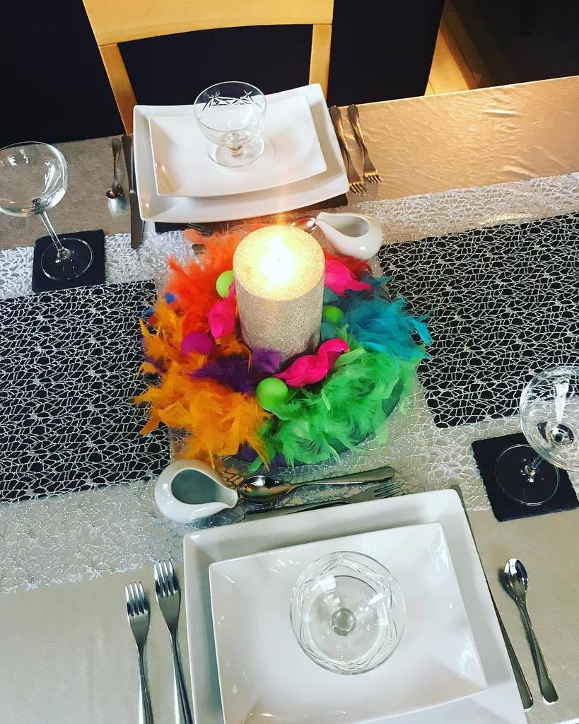 thegourmetgays's tweet photo. Table for two gays please, certainly sir would you like rainbow 🌈 pink flamingos and a bit of sparkle? Yes please, thank you very much 🎄❤️
.
.
#christmasday #tablefortwo #thegourmetgays #rainbow #firstonetogether #happygays #gaycouple #lgbt #manches… https://t.co/8xlFlWTUaL https://t.co/yfEItTNAbN