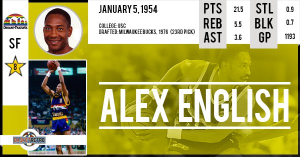 Happy Birthday Alex English!    