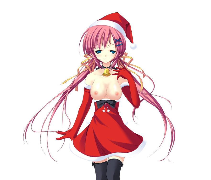 Ryuh エロコラ V Twitter ななかのサンタガールの立ち絵を改造して胸をはだけさせてみた 白河ななか ダ カーポ 剥ぎコラ コラ画像 エロコラ サンタガール R18 おっぱい クリスマス