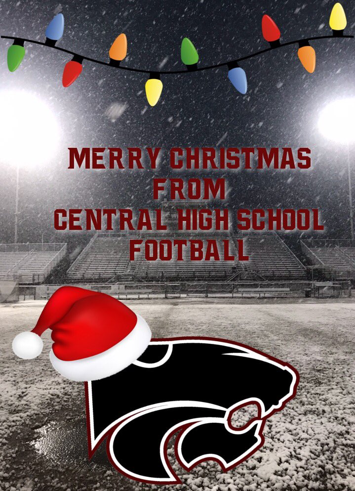 CentralFight_FB's tweet photo. Merry Christmas from the central football family to yours! #centralfight https://t.co/TCgqpF64pf