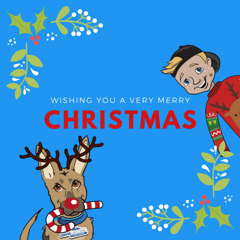 daviscarcare's tweet photo. Wishing you a joyful holiday season filled with peace and happiness! Thank you for entrusting us with your auto repair and maintenance needs. Merry Christmas! https://t.co/BM7rKeEdxl