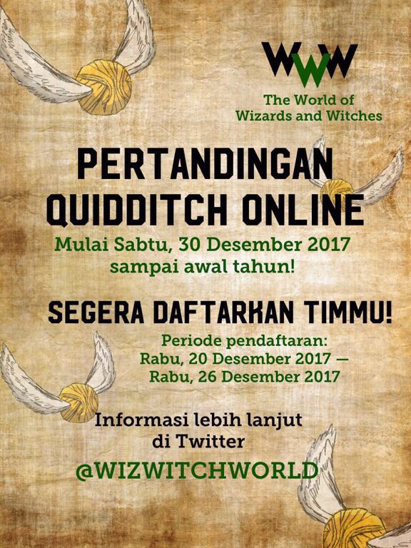 iyainilaura's tweet photo. @leanneflwry @Maxieoflaherty @HP_SallyS @HP__Gill ikutan Quidditch yuuuuuuk! https://t.co/4h4ufis1nx