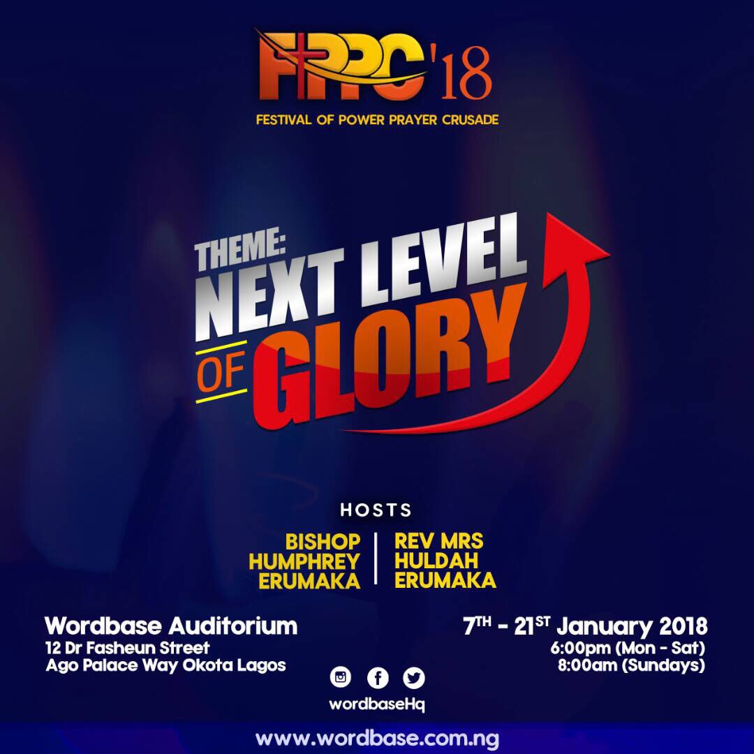 WordBaseHQ's tweet photo. 2017 was filled with extraordinary testimonies and we have the confidence that 2018 will even be a great year. Join us from the 7th of January 2018 to commit the year into God’s hands in prayers.
Merry Christmas 
#FPPC2018 #WBA #Prayer #2018 https://t.co/5tlZiNFOXV