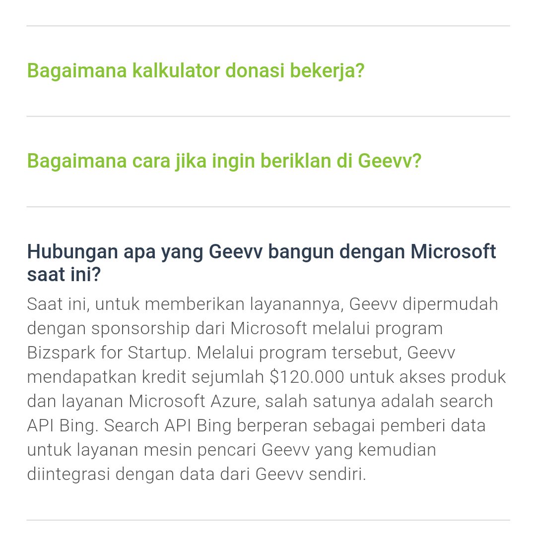 kevinMario's tweet photo. Yang paling mending ya si #Geevv ini, yang katanya bakal gantiin #Google ... cuma ya, untuk audience yang katanya buat seluruh umat Islam, kayanya masih perlu sedikit censorship ya 😏😏😏

Ujung2nya sih pake technya #Microsoft juga ( #Azure - trus APInya si #Bing ) https://t.co/roe3FAxD9n