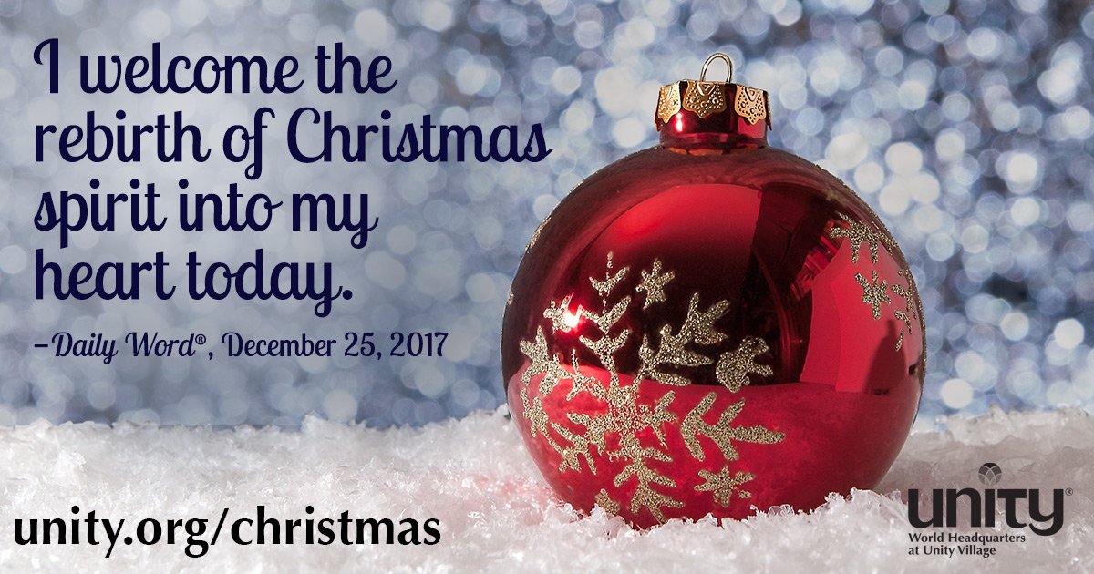 SilentUnity's tweet image. This holiday season, may you and your loved ones heed the call of the Christ in your own heart to be an expression of understanding and compassion in our world. Merry #Christmas from Unity World Headquarters! bit.ly/2z1pjuq