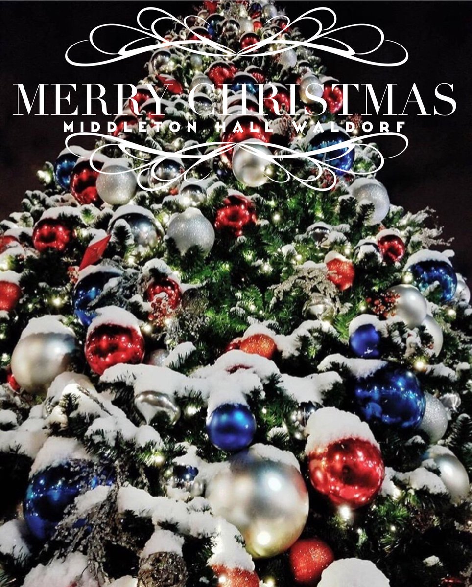 MiddletonHall_W's tweet photo. Merry Christmas from Chef Kendall and the Middleton Hall Waldorf Staff https://t.co/yKW7P1raNW