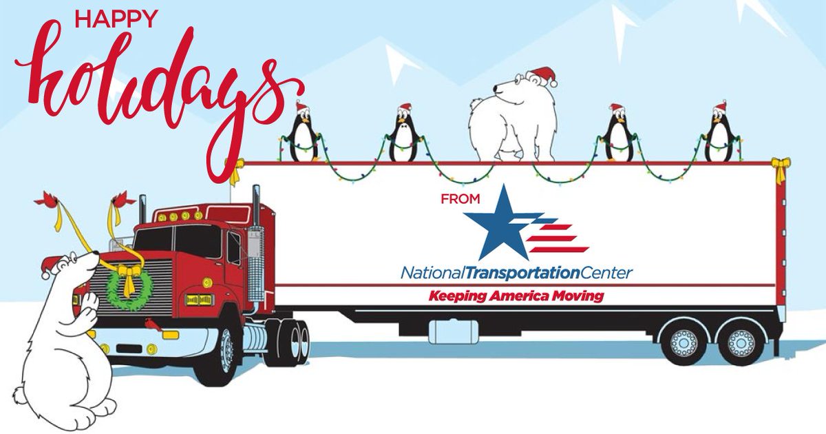 Merry Christmas and Happy Holidays to you from the National Transportation Center Team! #MerryChristmas