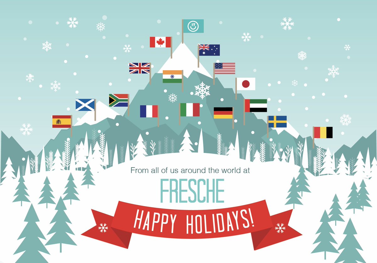 freschesolution's tweet photo. May your holidays and New Year be filled with good health, peace, happiness, a lot of smiles &amp; much success!
Nous vous souhaitons un joyeux temps des Fêtes et une nouvelle année remplie de santé, de paix, de bonheur, de sourires, de succès!
#Fresche #HappyHolidays #Joyeusesfêtes https://t.co/YorzW3XaUu