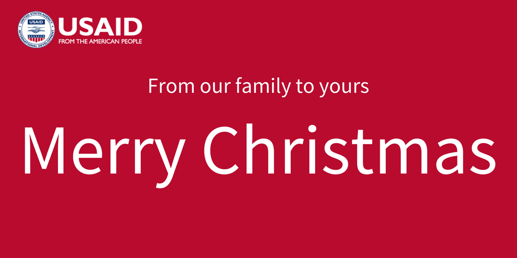 USAID's tweet photo. Merry Christmas! https://t.co/z3d4EFDjDr