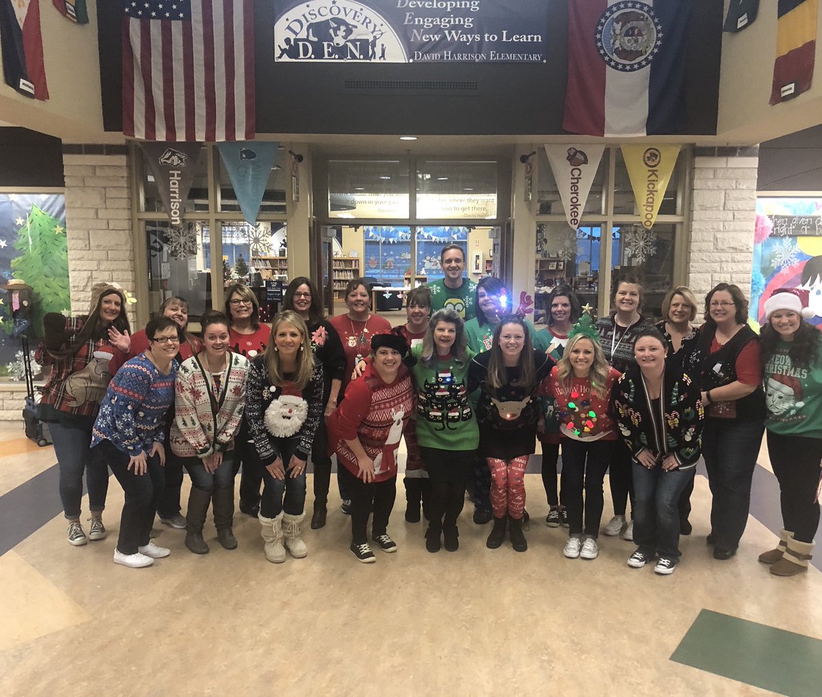 officialSPS's tweet photo. Season's sweaters. β Share a photo of your favorite holiday tradition with us! #SPS150 https://t.co/ojkZ4JTKMw