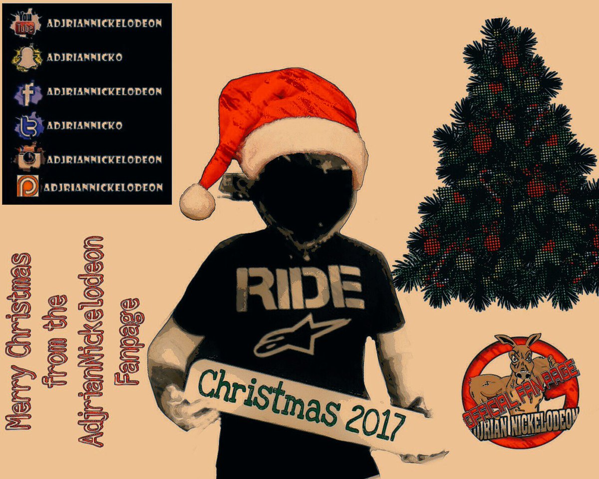 AdjrianFanPage's tweet photo. Merry Christmas Everyone &amp; Thank you for your continued support to the page. Have a safe Christmas &amp; New Years. See you back in 2018! Don't forget to subscribe to @AdjrianNicko on YouTube &amp; check out his social media pages. https://t.co/OA5uGYh1Jw