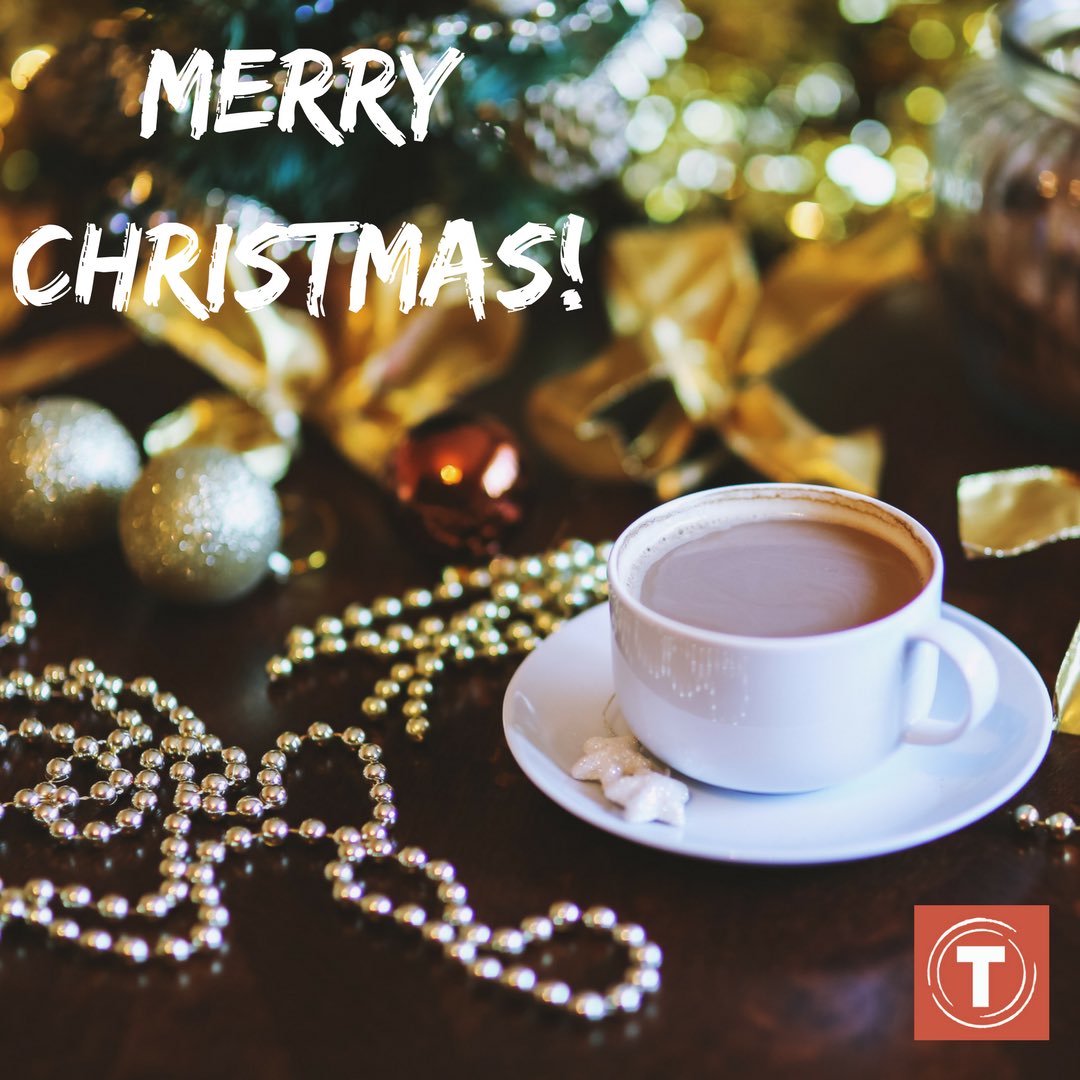 TROFFEEnl's tweet photo. Merry Christmas, everyone! 🎄 Best wishes from all of us here at #Troffee. We hope 🎅 was generous. 😁 Be sure to have a cup of #YourWayCoffee with some extra holiday toppings. ☕️ #MerryChristmasEveryone https://t.co/RSadK7OdEp