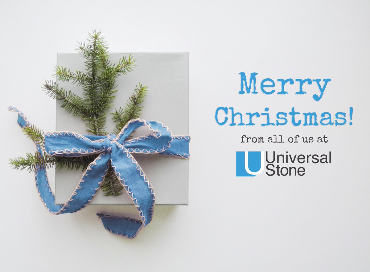 UnivStone's tweet photo. Wishing everyone a Merry Christmas from all of us at Universal Stone! https://t.co/2sA1z1DL5u