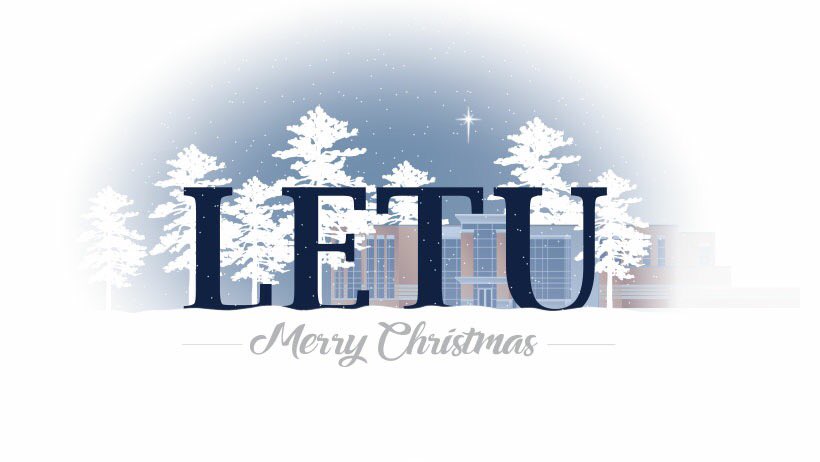 LeTourneauUniv's tweet photo. Merry Christmas to you and yours from LeTourneau University. https://t.co/cdWcO3dpME