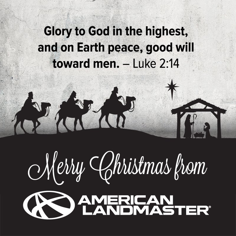 amlandmaster's tweet photo. Today in the town of David a Savior has been born to you; he is the Messiah, the Lord. - Luke 2:11 

Merry Christmas from our family to yours. https://t.co/vdW31FyXKV