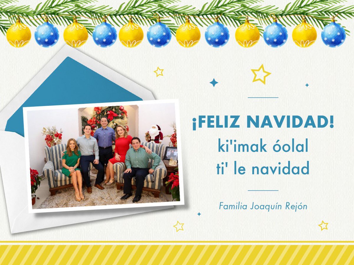 CarlosJoaquin's tweet photo. Les deseo que esta navidad la celebren en armonía y unión con sus seres queridos. #FelizNavidad https://t.co/DJqj0SKJxy
