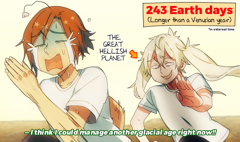 Earth Spends A Day On Other Planets Pt. 1
(Terrestrial Planet edition)

New PM comic strips will be in anime-screenshot style format! 