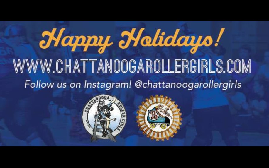 chattaderby's tweet photo. #merrychristmas #happyholidays #crg #Chattanoogarollergirls #brailers #rubyregulators #rollerderby https://t.co/NmnmEflgUn