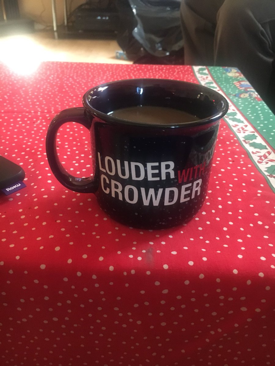 mduffy873's tweet photo. @scrowder great way to start a Christmas morning. Merry Christmas #mugclubchristmas https://t.co/LN6hPiTDS5