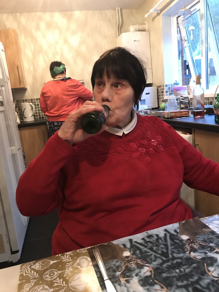 taylor_brownyy's tweet photo. Christmas with Dementia: My gran is drinking peoples beer and is pulling faces at the taste of it, then forgetting she’s tried it and has continued this cycle for the past 2 hours 😂😂 https://t.co/21s10dwMW3