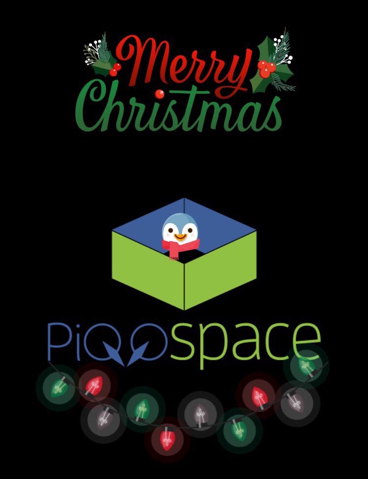 PiQQSPACE's tweet photo. Wishing you all Merry Christmas &amp; Happy Holidays!! :) https://t.co/o73RuJNb4q