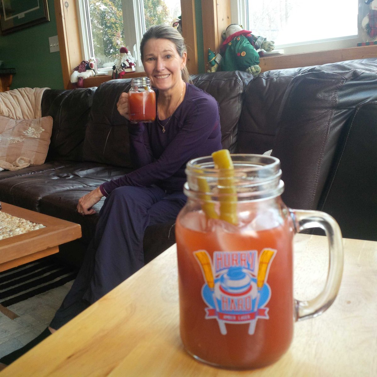 waynemiddaugh's tweet photo. #christmascaesar after an hour of snow removal with @slider1_ #perfectsizehurryhardglasses https://t.co/CkooCt4MBJ