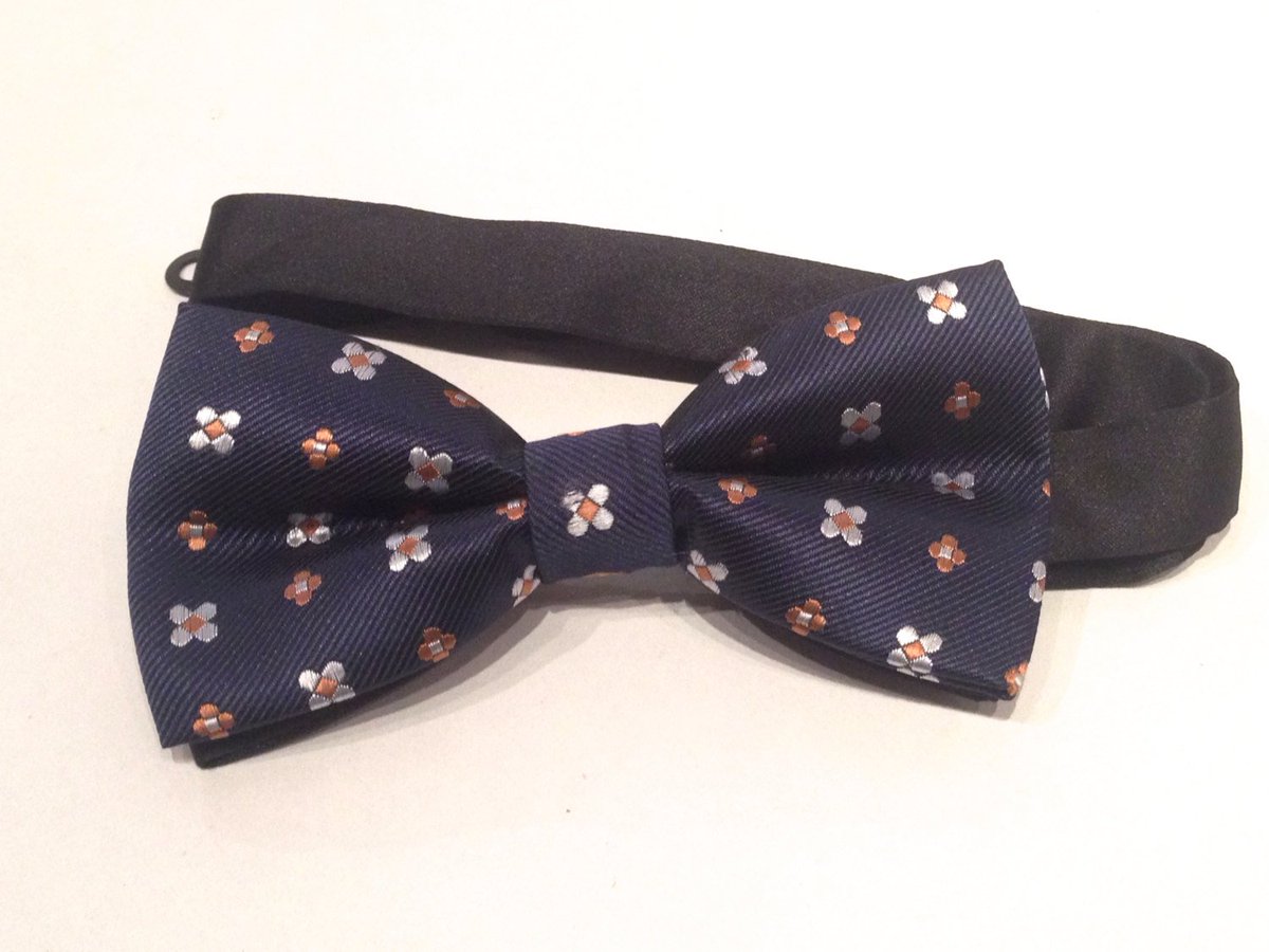 Dark blue bow tie flower embroidered tie, bow tie, wedding bow tie, kno… etsy.me/2C6rXh9 #freeshipping #Etsy