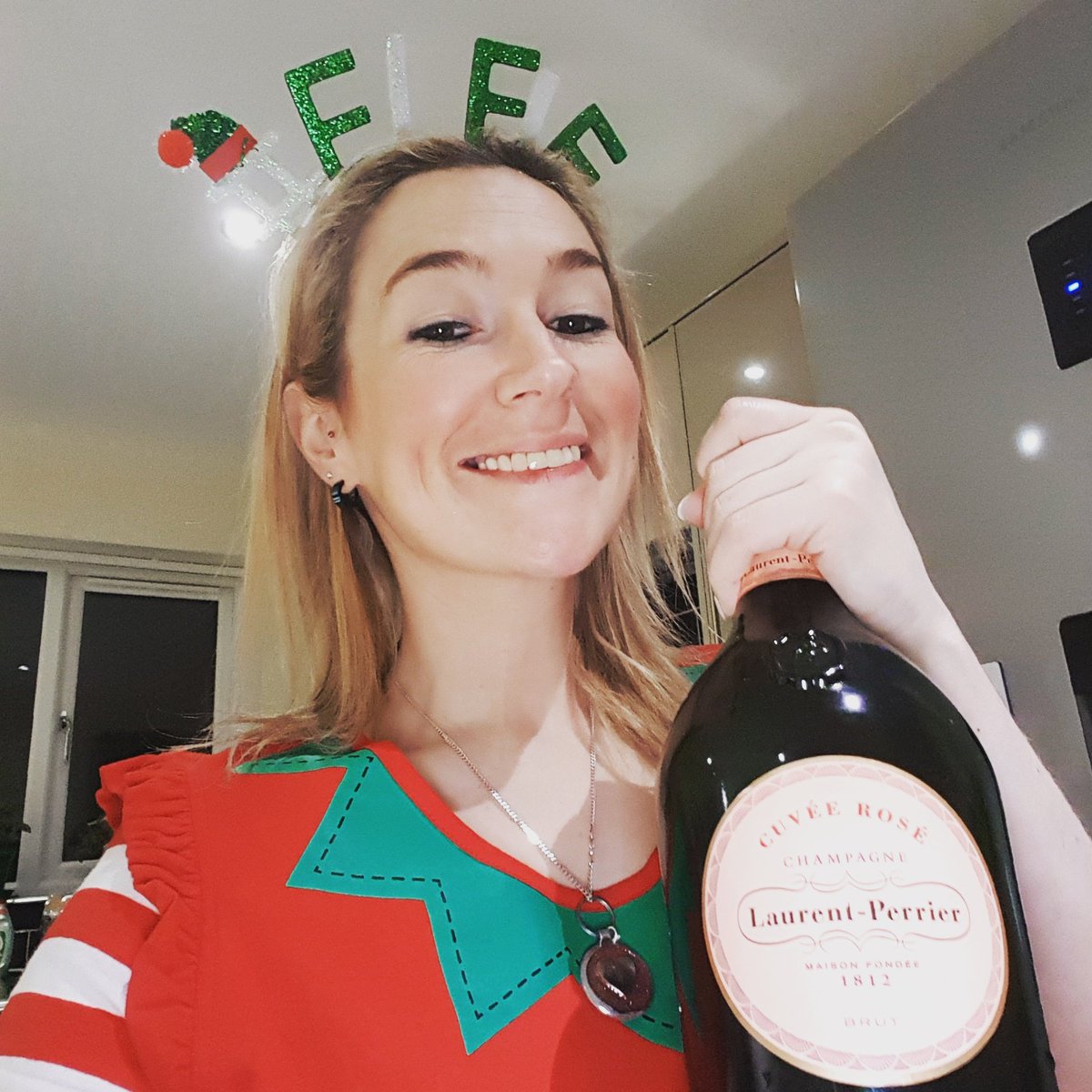 Thank you to the #subbie who bought Me this #champagne it's gorgeous!!!! 🤗😍

#elfie #selfie #christmasMistress #Dommelife #spoiltMistress 

🤗🎁🥂🍾🎅🎉👠