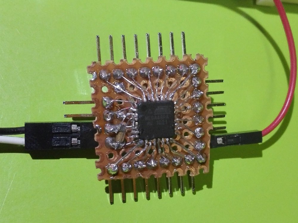 cheeseMeltdown's tweet photo. recycled ATMega8 from TV led control board, dumped firmware (no lock bits????) then uploaded Arduino blink sketch via USBasp programmer, it works, but no support for bootloader
#arduino #eevblog #elektor #nutsAndBolts #electronics #doityourself #junkbox #usbasp #stm32 #soldering https://t.co/BBawozoOAW