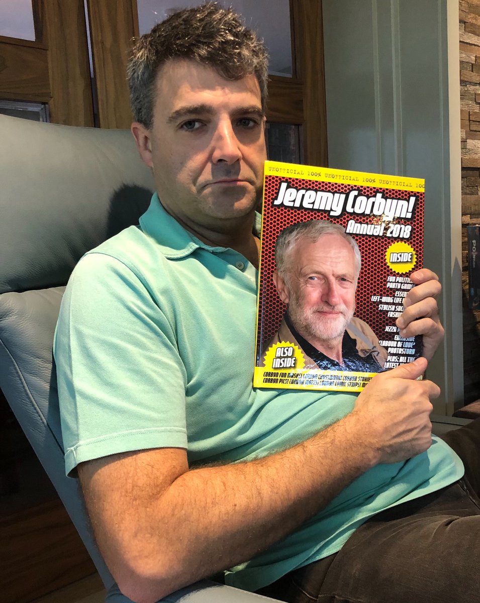 Not quite the xmas present I was expecting from the wife........ #JeremyCorbyn. Still, politics aside, probably better than the #TheresaMay Annual!