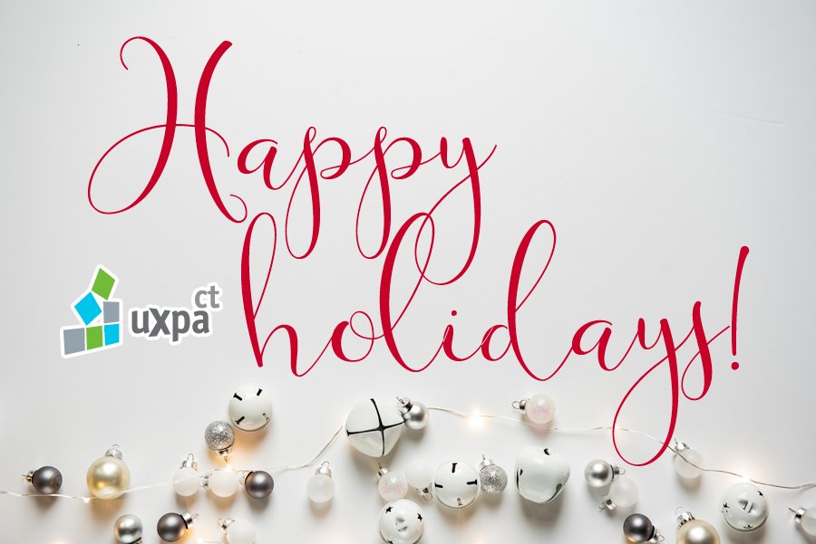 CTUXPA's tweet photo. From all of us at CTUXPA, happy holidays and warm wishes to you and your loved ones! May your holidays be merry and safe! 🎄🎉🎁 #ctuxpa #HappyHolidays2017 https://t.co/mSIFYuKA1d