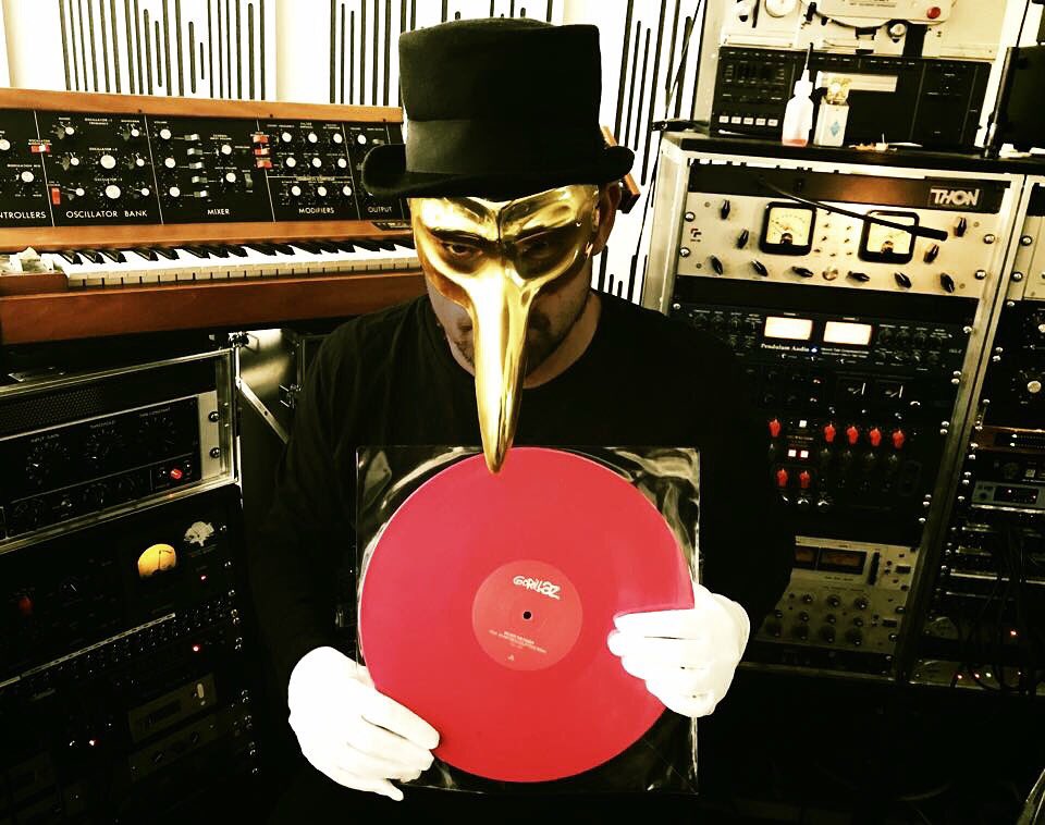 Claptone_'s tweet photo. VISIT MY #FACEBOOK PAGE FOR A CHANCE TO #WIN THIS BEAUTIFUL #LIMITIED PINK #VINYL OF MY @gorillaz REMIX 👏 https://t.co/4vDDkDdUDo