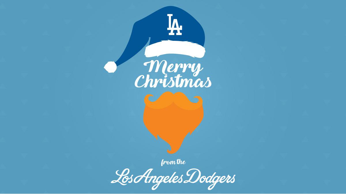 Merry Christmas from the Los Angeles Dodgers! Los Angeles Dodgers