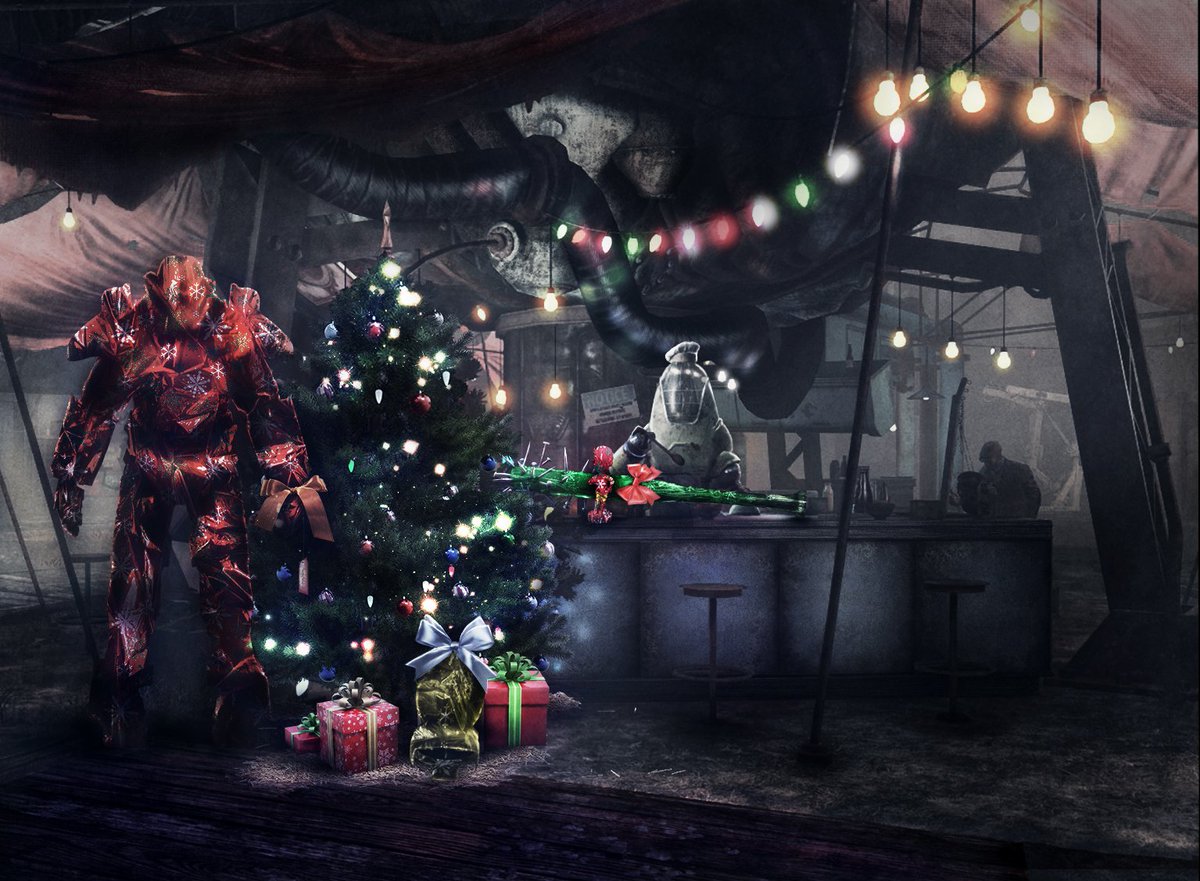 Fallout on Twitter: "Looks like someone got everything they asked for for # Christmas. #HappyHolidays from #Fallout4!… "