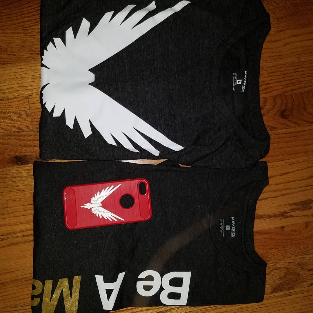 cehurd's tweet photo. @LoganPaul 

Santa came through with Maverick merch this Christmas!!! https://t.co/HF8m0u1V5C