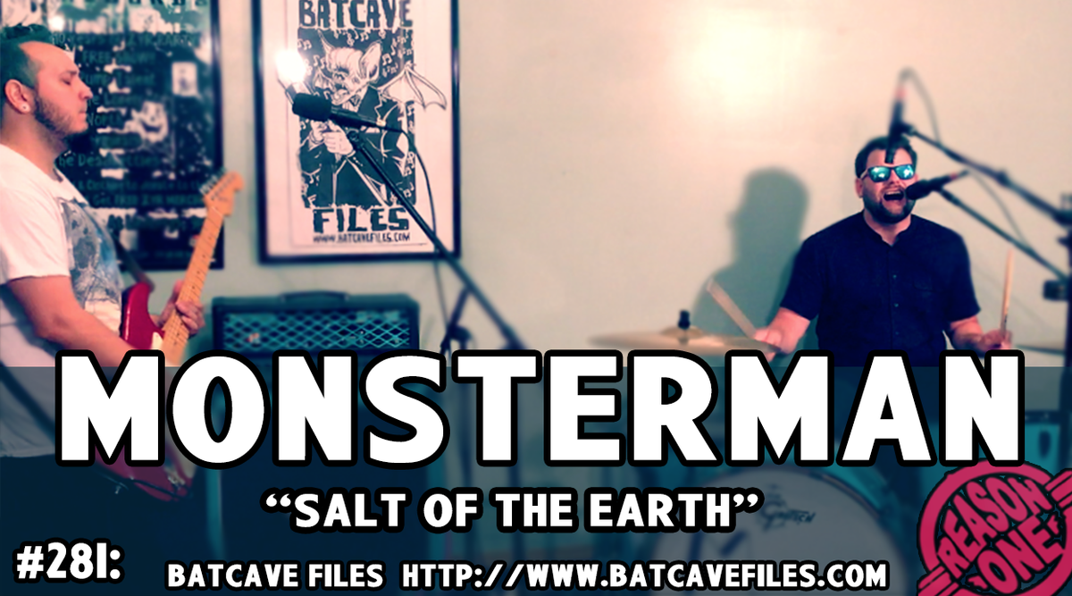 batcavefiles's tweet photo. NEW!!! #281: Monsterman - "Salt of the Earth" - BatvideoLink: https://t.co/hskxKwHWhy
#BatCaveFiles #Monsterman #punkrock https://t.co/M7OcqdOVaW