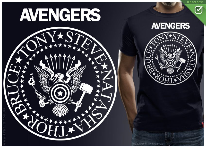avengers ramones t shirt